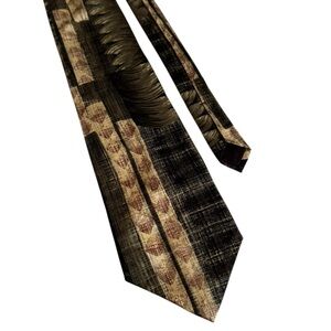 Mens Silk Tie Quiet Luxury Old Money Formal Abstract Artsy Career